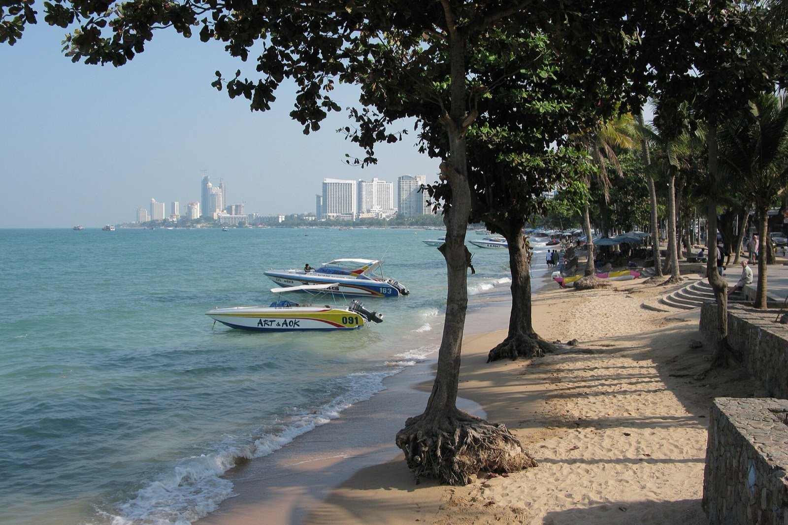 Arrival in Pattaya